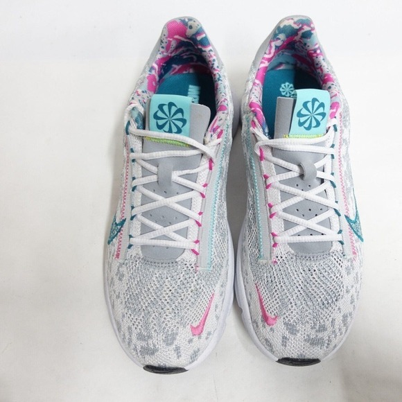 NIKE Women SuperRep Go 3 NN PRM Hiit Size 10.5 Low Flyknit Grey Running Shoes - Picture 9 of 10